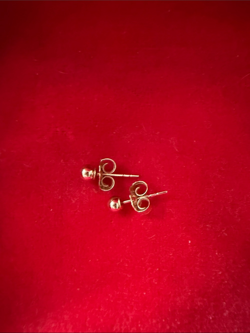 Gold Ball Stud Earrings - Classic Women's Jewelry Solid 14k yellow gold